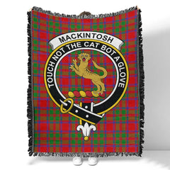 Scottish Tartan MacKintosh Modern Clan Woven Blanket Crest Style