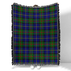Scottish Tartan MacLeod of Harris Modern Clan Woven Blanket Plaid Style