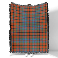 Scottish Tartan MacNaughton Ancient Clan Woven Blanket Plaid Style