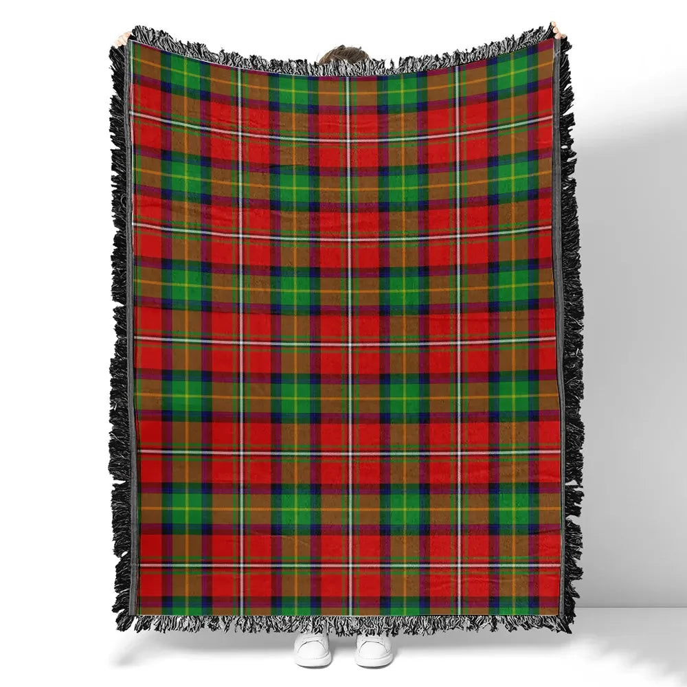 Scottish Tartan Boyd Modern Clan Woven Blanket Plaid Style