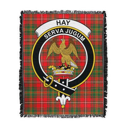 Scottish Tartan Hay Modern Clan Woven Blanket Crest Style