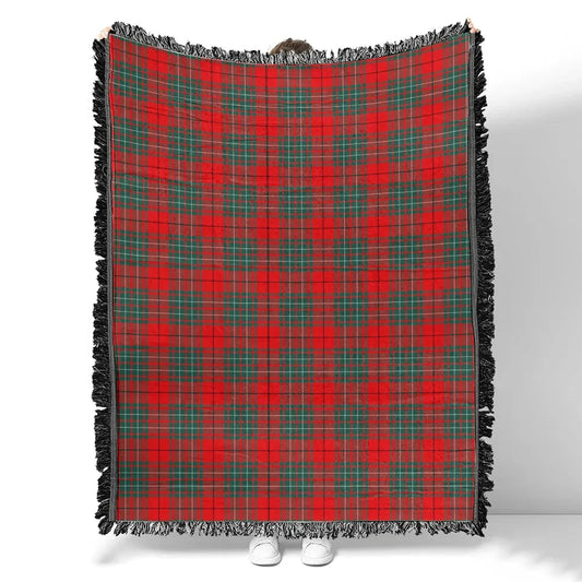 Scottish Tartan Cumming Modern Clan Woven Blanket Plaid Style