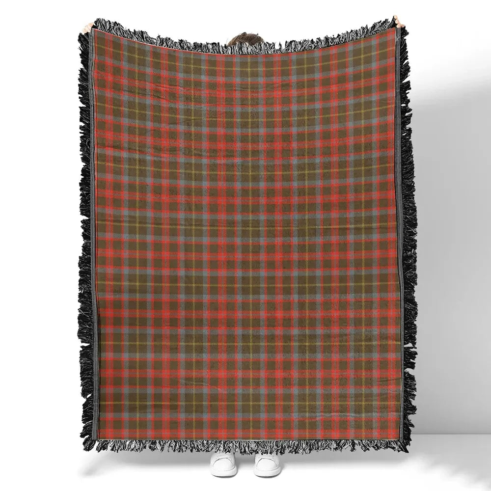 Scottish Tartan MacKintosh Hunting Weathered Clan Woven Blanket Plaid Style