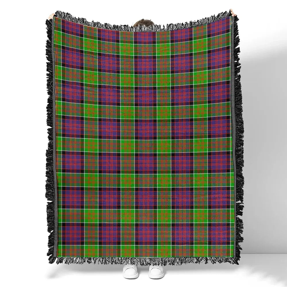 Scottish Tartan MacDonald of Clanranald Clan Woven Blanket Plaid Style