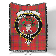 Scottish Tartan Ross Modern Clan Woven Blanket Crest Style