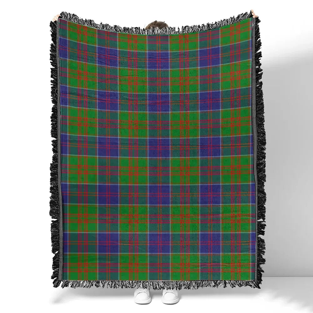 Scottish Tartan Stewart of Appin Hunting Modern Clan Woven Blanket Plaid Style