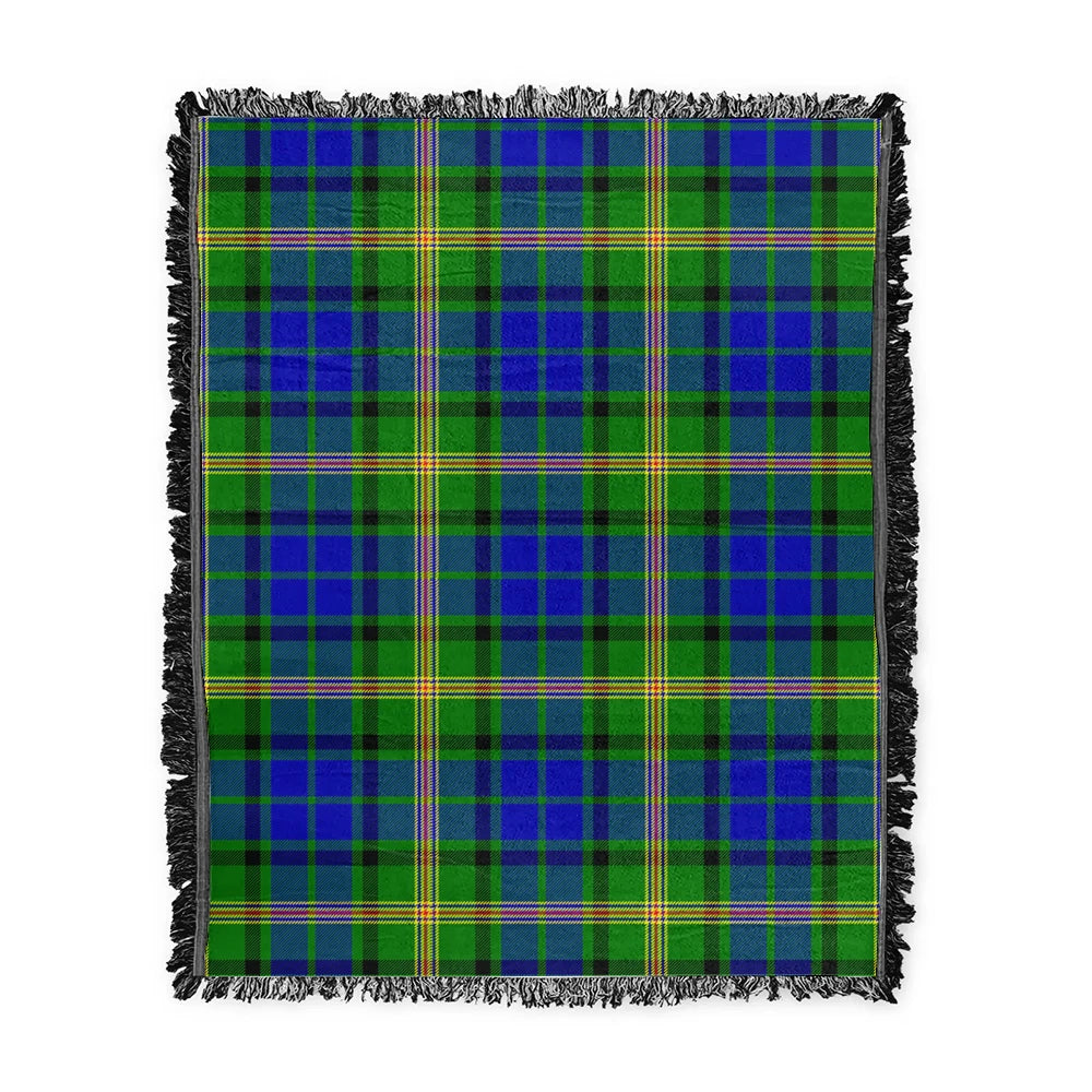 Scottish Tartan Maitland Clan Woven Blanket Plaid Style
