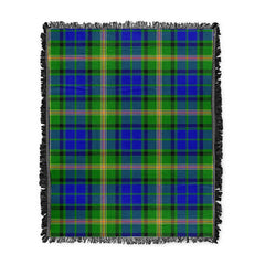 Scottish Tartan Maitland Clan Woven Blanket Plaid Style