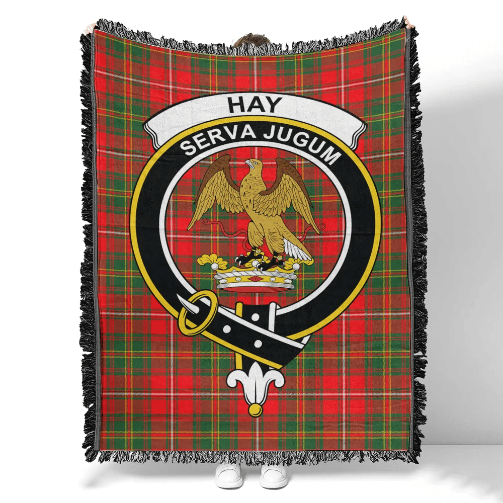 Scottish Tartan Hay Modern Clan Woven Blanket Crest Style