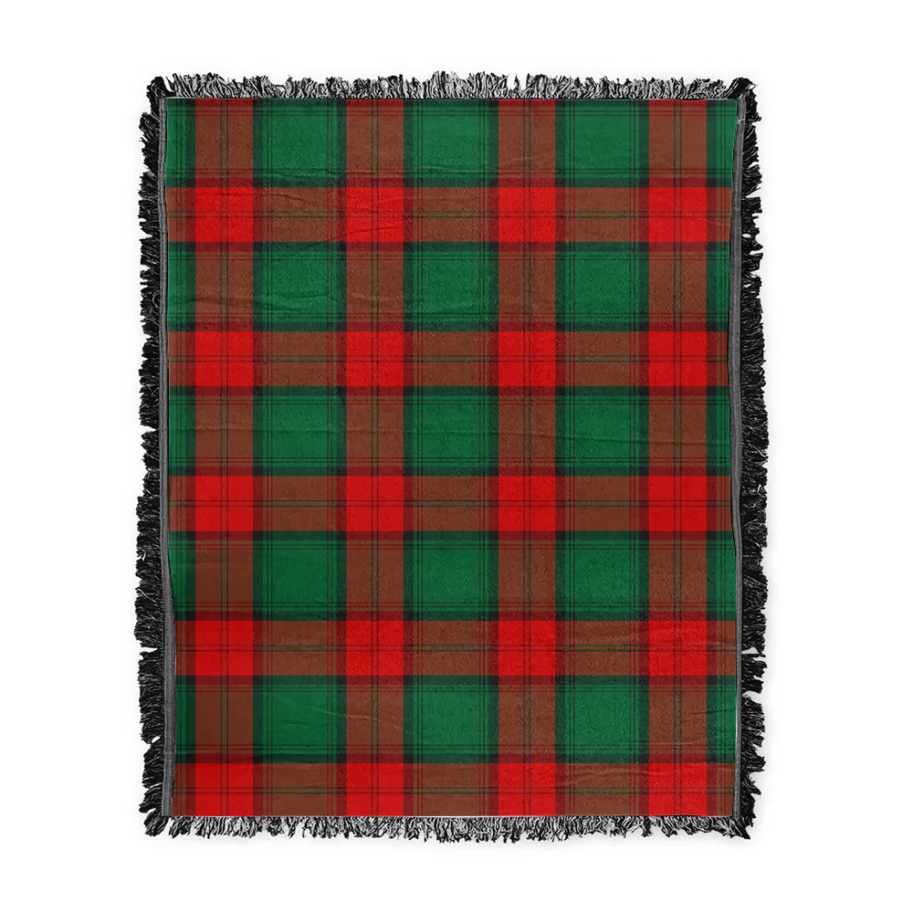 Scottish Tartan Stewart Atholl Modern Clan Woven Blanket Plaid Style