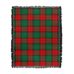 Scottish Tartan Stewart Atholl Modern Clan Woven Blanket Plaid Style