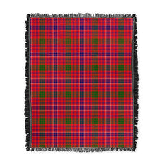 Scottish Tartan MacRae Modern Clan Woven Blanket Plaid Style