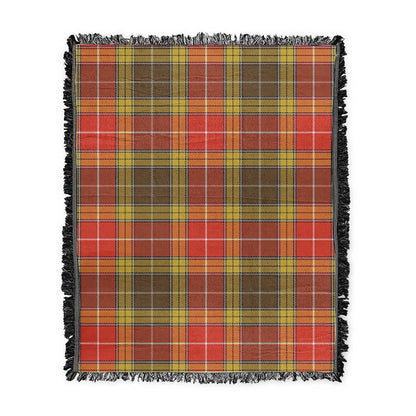 Scottish Tartan Buchanan Old Set Clan Woven Blanket Plaid Style