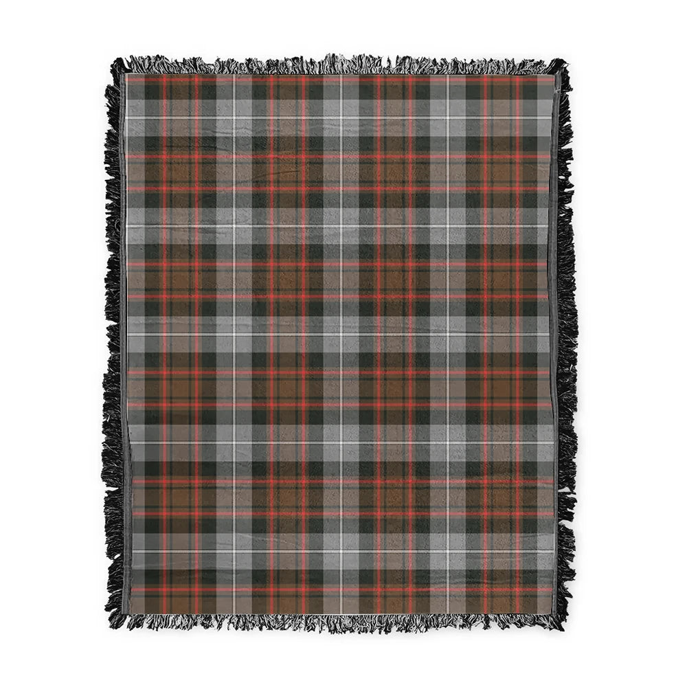 Scottish Tartan MacRae Hunting Weathered Clan Woven Blanket Plaid Style
