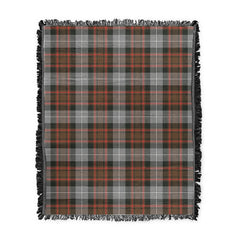 Scottish Tartan MacRae Hunting Weathered Clan Woven Blanket Plaid Style