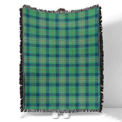 Scottish Tartan Kennedy Ancient Clan Woven Blanket Plaid Style