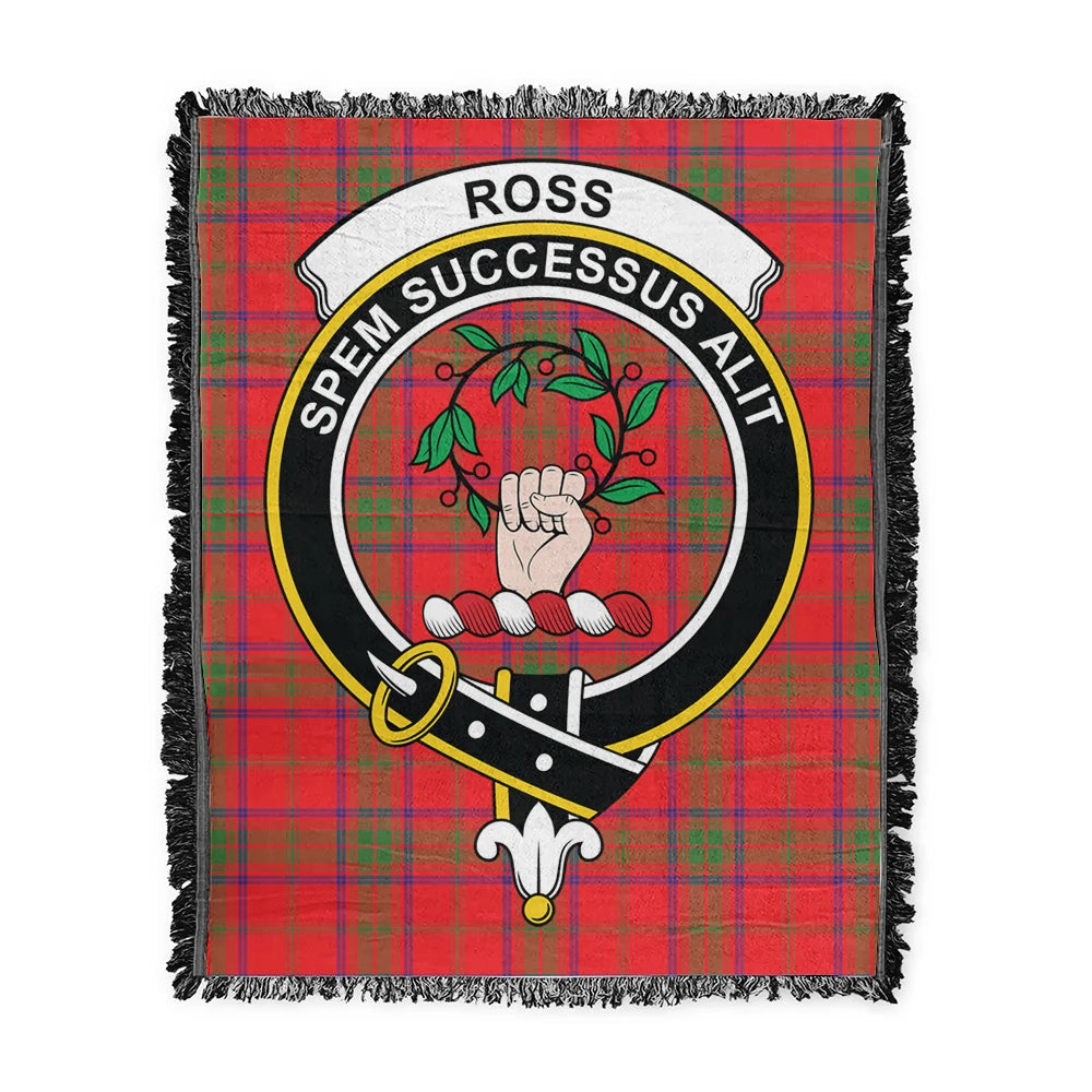 Scottish Tartan Ross Modern Clan Woven Blanket Crest Style