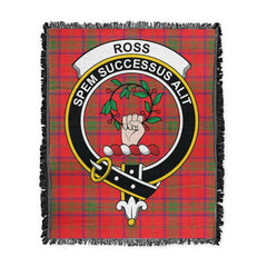 Scottish Tartan Ross Modern Clan Woven Blanket Crest Style