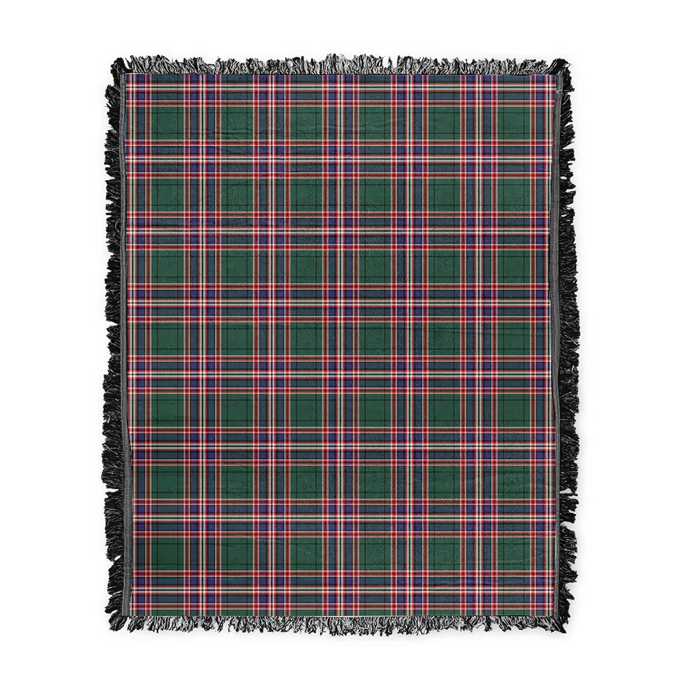 Scottish Tartan MacFarlane Hunting Modern Clan Woven Blanket Plaid Style