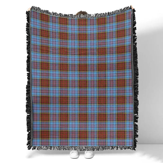 Scottish Tartan Anderson Modern Clan Woven Blanket Plaid Style