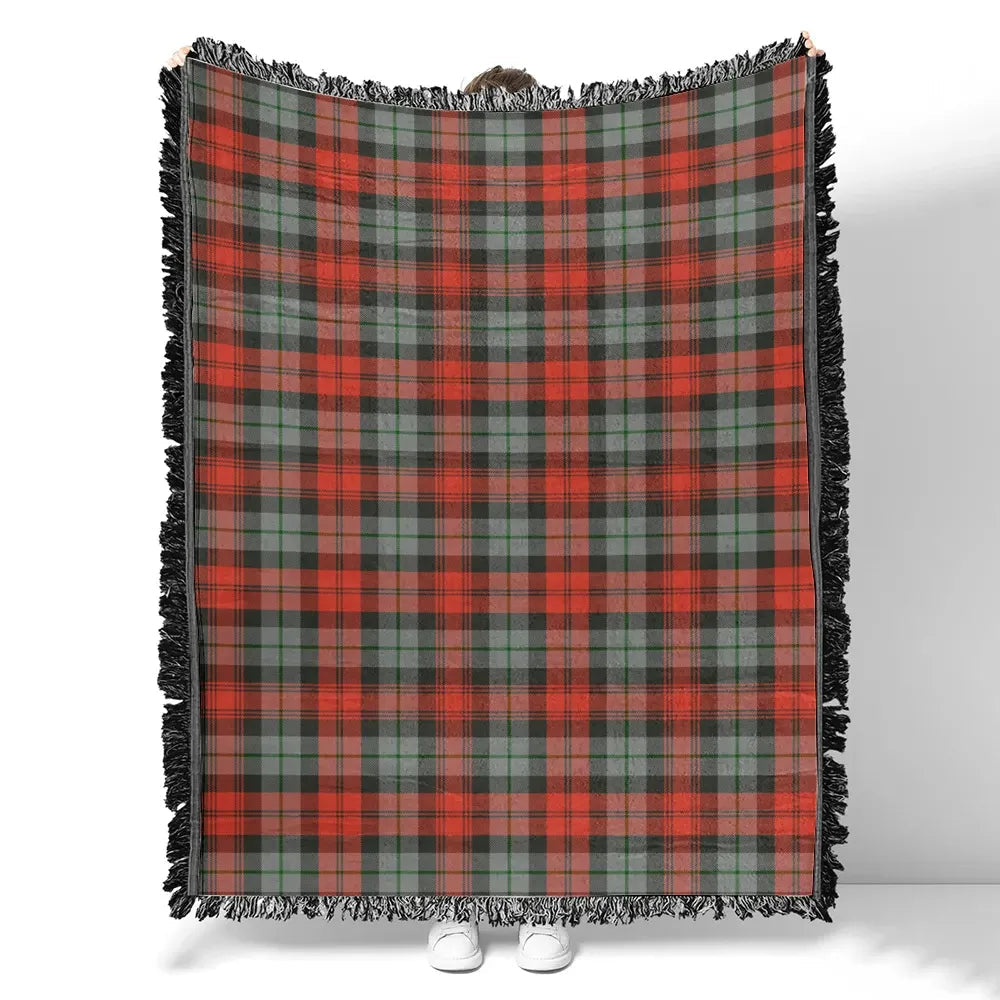 Scottish Tartan MacLachlan Weathered Clan Woven Blanket Plaid Style
