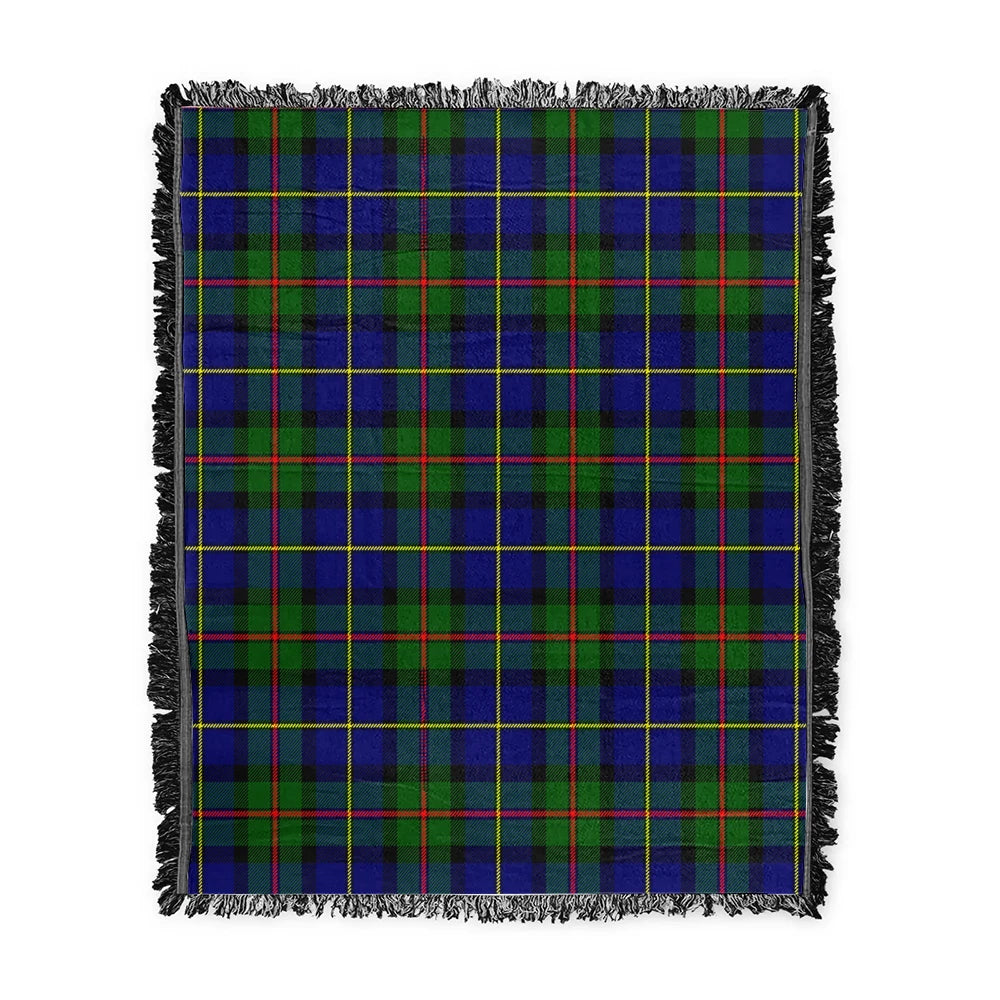 Scottish Tartan MacLeod of Harris Modern Clan Woven Blanket Plaid Style