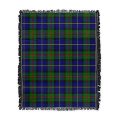 Scottish Tartan MacLeod of Harris Modern Clan Woven Blanket Plaid Style