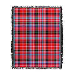Scottish Tartan Aberdeen District Clan Woven Blanket Plaid Style
