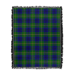 Scottish Tartan Johnston Modern Clan Woven Blanket Plaid Style