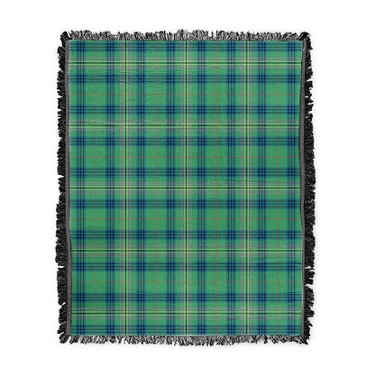 Scottish Tartan Kennedy Ancient Clan Woven Blanket Plaid Style