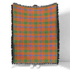 Scottish Tartan Ross Ancient Clan Woven Blanket Plaid Style