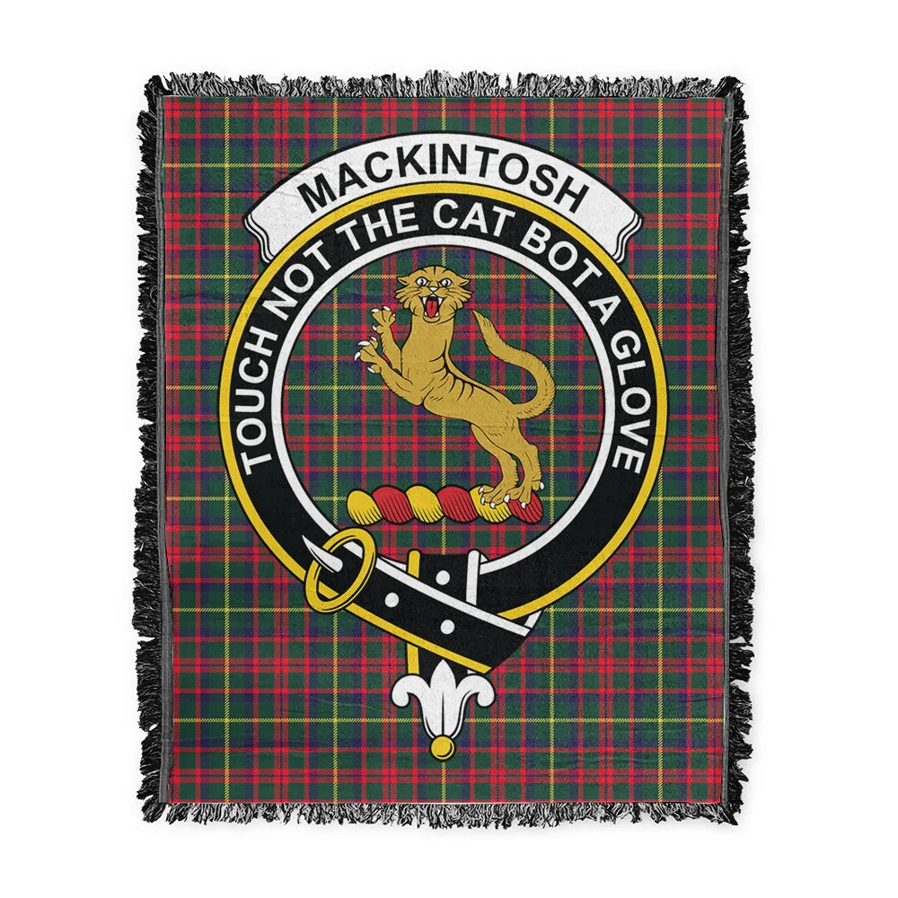 Scottish Tartan MacKintosh Hunting Modern Clan Woven Blanket Crest Style
