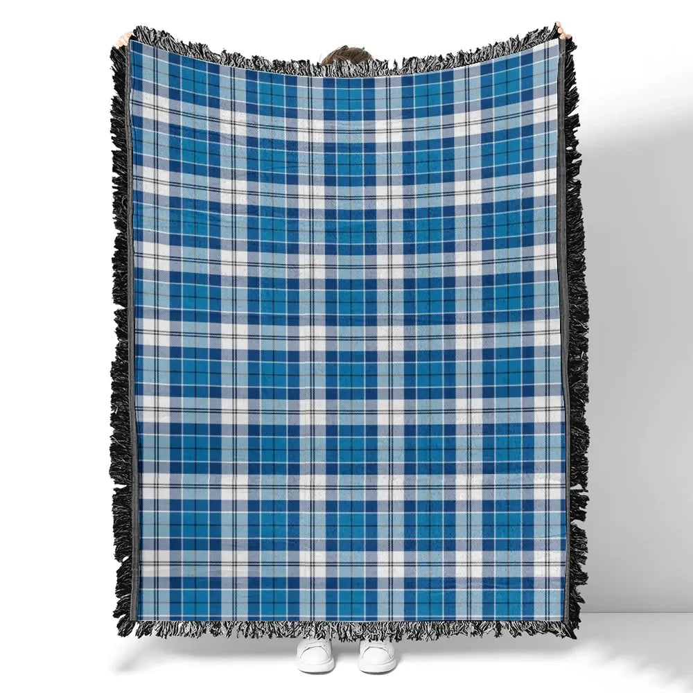Scottish Tartan Strathclyde District Clan Woven Blanket Plaid Style