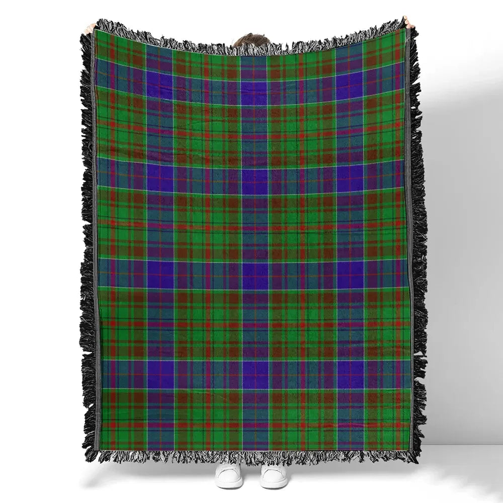 Scottish Tartan Adam Clan Woven Blanket Plaid Style