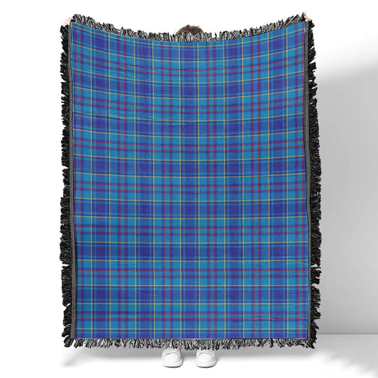 Scottish Tartan Mercer Modern Clan Woven Blanket Plaid Style