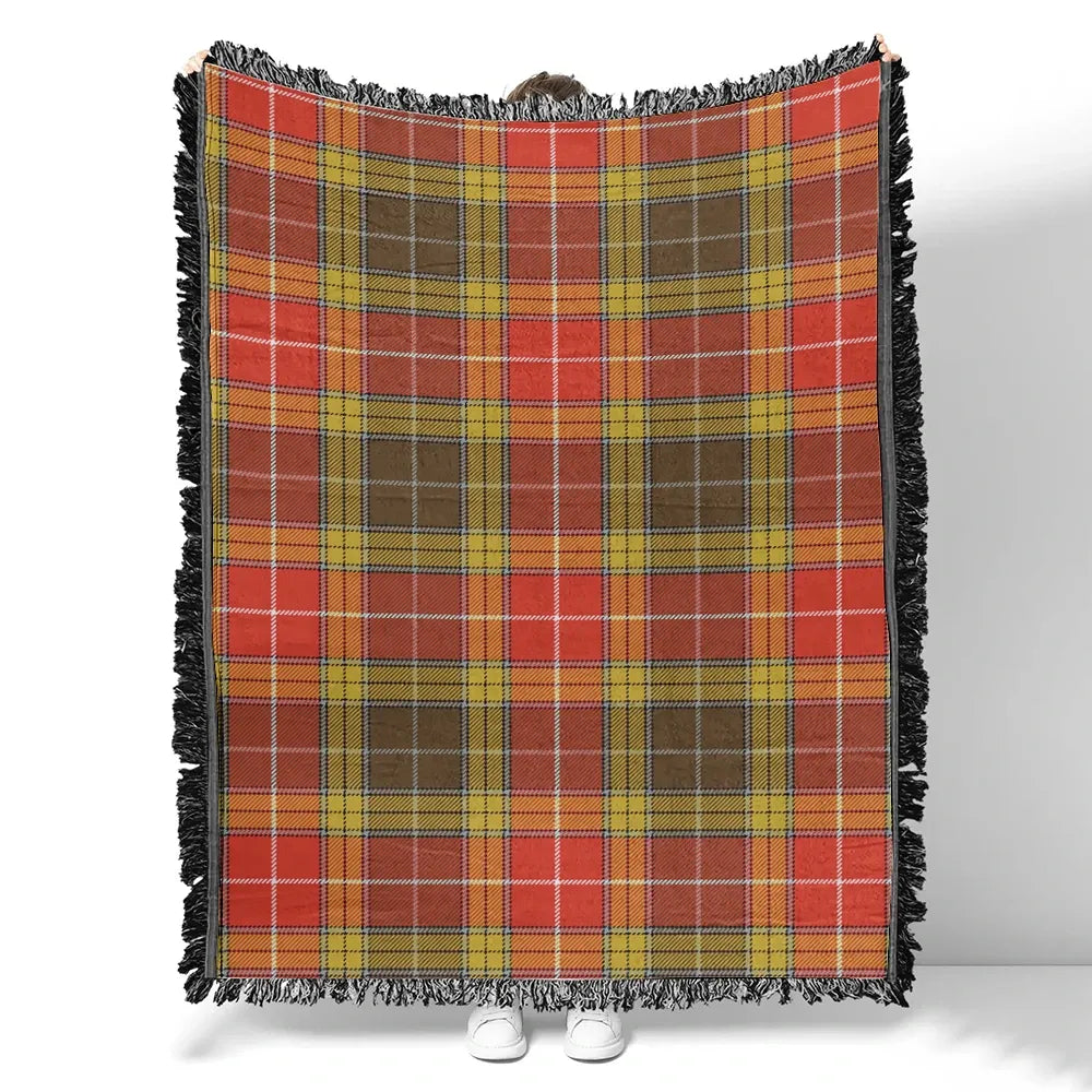 Scottish Tartan Buchanan Old Set Clan Woven Blanket Plaid Style