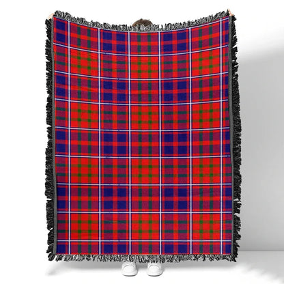 Scottish Tartan Cameron of Lochiel Modern Clan Woven Blanket Plaid Style