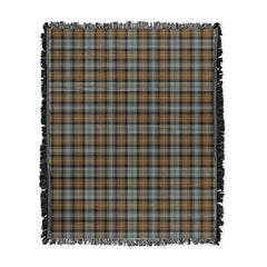 Scottish Tartan Gordon Weathered Clan Woven Blanket Plaid Style