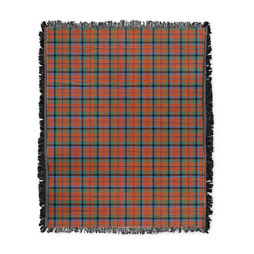 Scottish Tartan MacNaughton Ancient Clan Woven Blanket Plaid Style