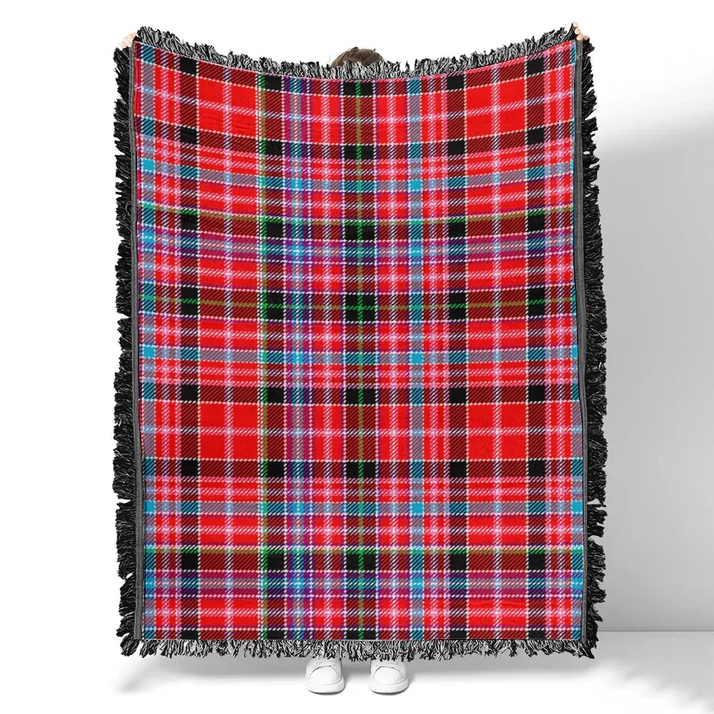 Scottish Tartan Aberdeen District Clan Woven Blanket Plaid Style