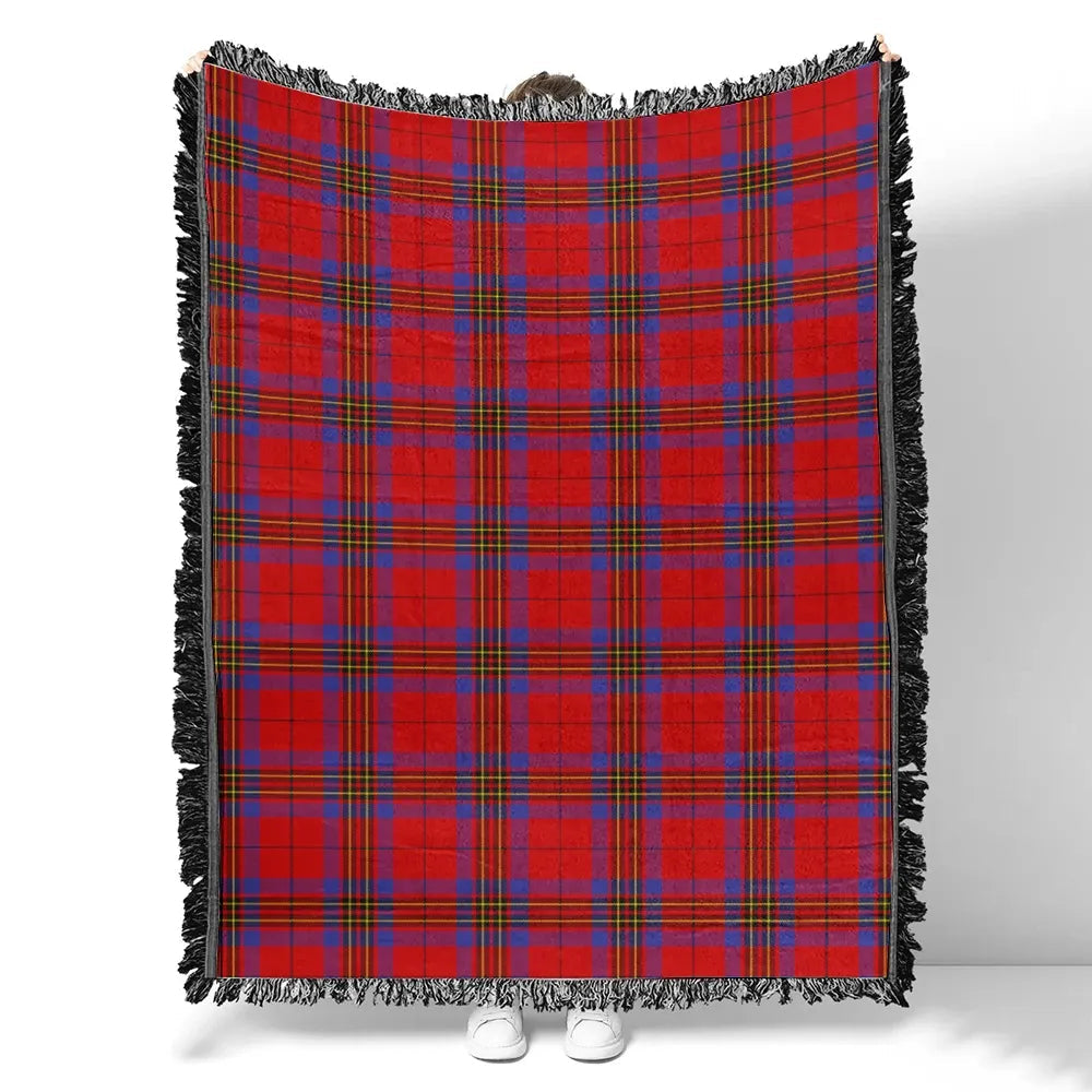 Scottish Tartan Leslie Modern Clan Woven Blanket Plaid Style