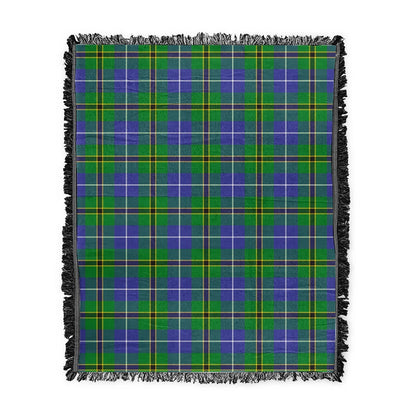 Scottish Tartan Turnbull Hunting Clan Woven Blanket Plaid Style