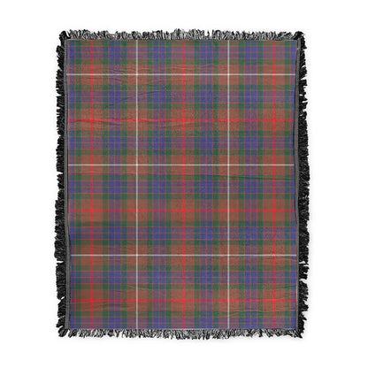 Scottish Tartan Fraser Hunting Modern Clan Woven Blanket Plaid Style