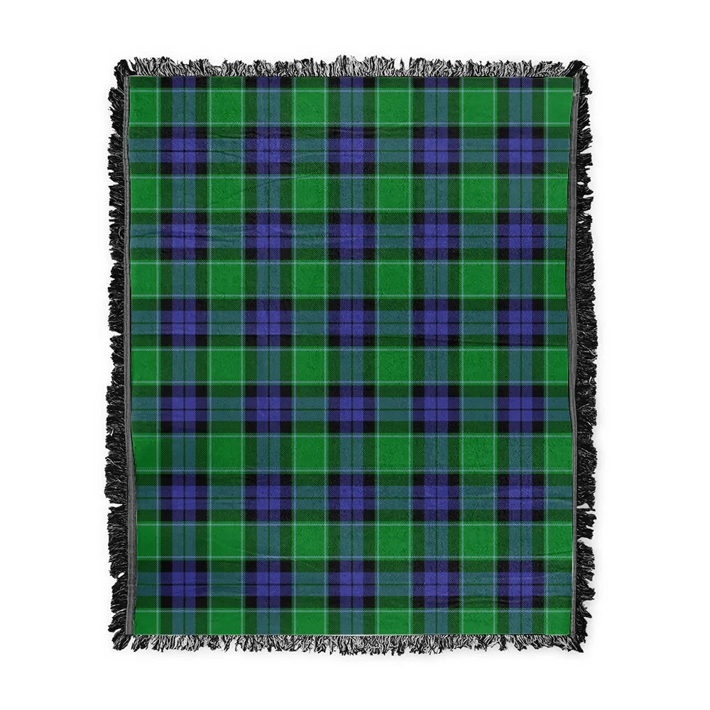 Scottish Tartan Graham of Menteith Modern Clan Woven Blanket Plaid Style