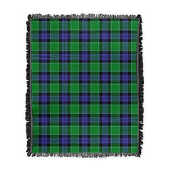 Scottish Tartan Graham of Menteith Modern Clan Woven Blanket Plaid Style