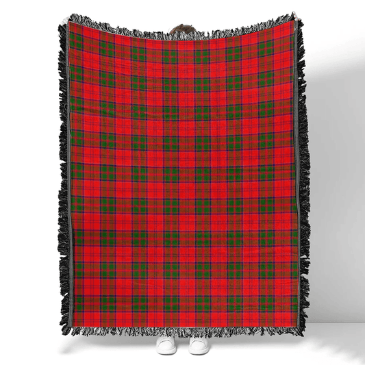 Scottish Tartan Grant Modern Clan Woven Blanket Plaid Style