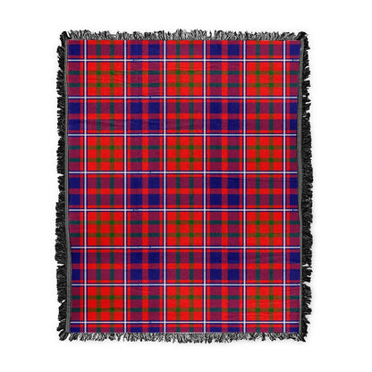 Scottish Tartan Cameron of Lochiel Modern Clan Woven Blanket Plaid Style