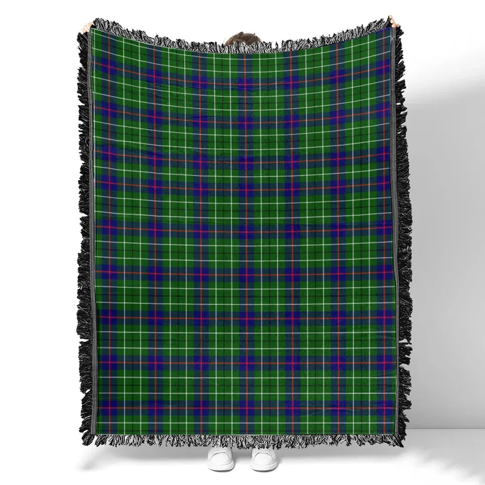 Scottish Tartan Duncan Modern Clan Woven Blanket Plaid Style