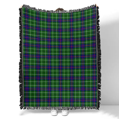 Scottish Tartan Duncan Modern Clan Woven Blanket Plaid Style