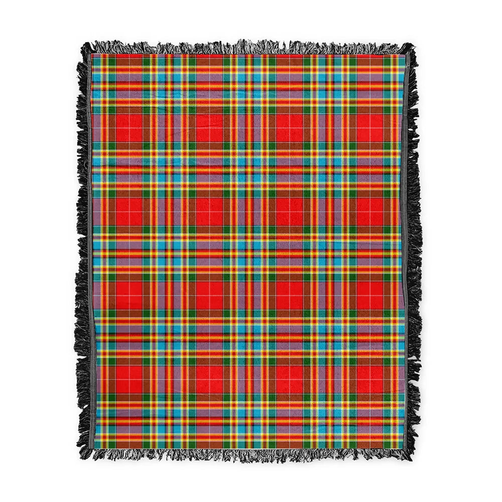 Scottish Tartan Chattan Clan Woven Blanket Plaid Style